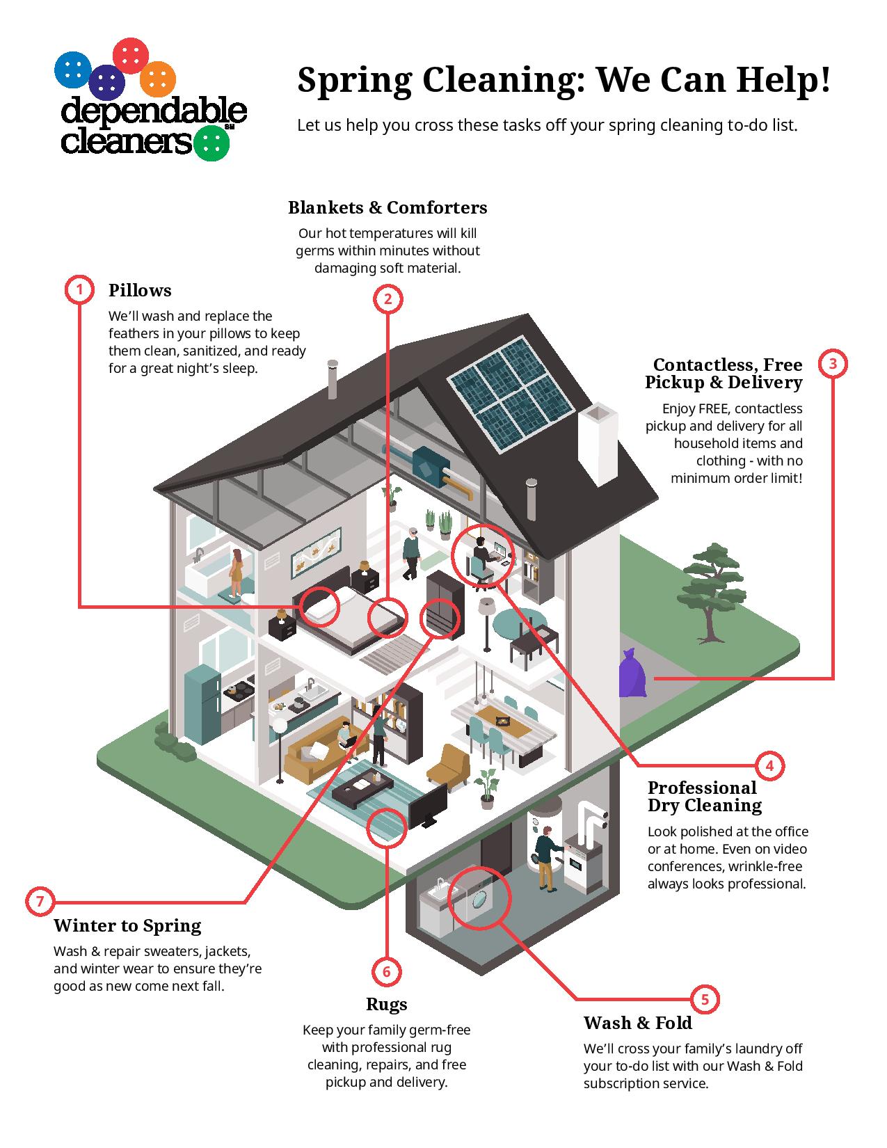 Deep Clean the Whole Home with Dependable Cleaners!